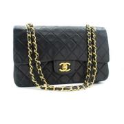 Chanel Vintage Pre-owned Laeder chanel-vskor Black, Dam