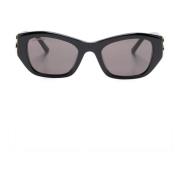 Balenciaga Snygga solglasögon för kvinnor Black, Herr