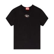 Diesel Svarta Bomull T-shirts och Polos Black, Dam
