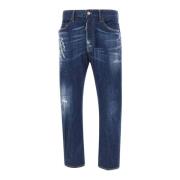 Dsquared2 Snygga Jeans för Män Blue, Herr