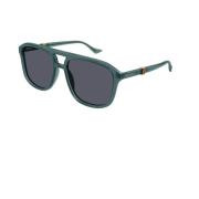 Gucci Stiliga solglasögon i färg 003 Green, Herr
