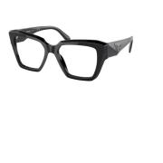 Prada Stiliga solglasögon i svart och transparent Black, Dam
