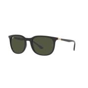 Ray-Ban Grön Lins Solglasögon 601/31 Stil Black, Unisex