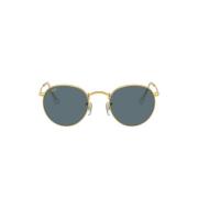 Ray-Ban Runda metallsolglasögon Yellow, Herr