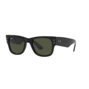 Ray-Ban Mega Wayfarer Solglasögon i Svart/Grön Black, Unisex