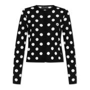 Dolce & Gabbana Polka-dot Mönstrad Kofta Black, Dam