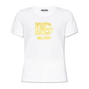 Dolce & Gabbana T-shirt med logotyp White, Dam