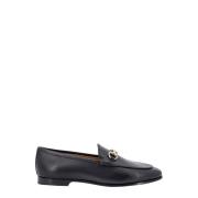 Gucci Ikonisk Läderloafer med Metall Horsebit Black, Dam