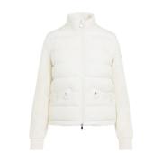 Moncler Naturlig Sweatshirt White, Dam