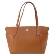 Coach Pre-owned Pre-owned Tyg totevskor Brown, Dam