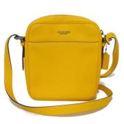 Coach Pre-owned Pre-owned Tyg crossbodyvskor Yellow, Herr