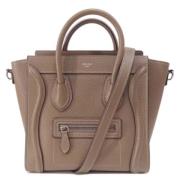 Celine Vintage Pre-owned Laeder handvskor Brown, Dam