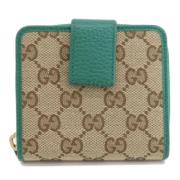 Gucci Vintage Pre-owned Canvas gucci-vskor Beige, Dam