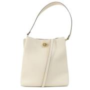 Coach Pre-owned Pre-owned Tyg axelremsvskor White, Dam