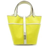 Hermès Vintage Pre-owned Laeder handvskor Yellow, Dam