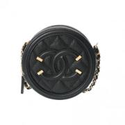 Chanel Vintage Pre-owned Tyg chanel-vskor Black, Dam