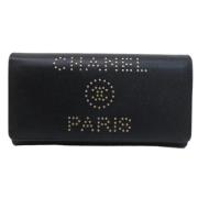 Chanel Vintage Pre-owned Laeder plnbcker Black, Dam