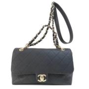 Chanel Vintage Pre-owned Laeder chanel-vskor Black, Dam