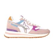 W6Yz Rosa Sneakers Urban Stil Multicolor, Dam