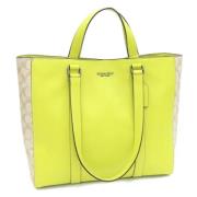 Coach Pre-owned Pre-owned Tyg totevskor Green, Dam