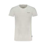 Gaudi Tone-i-tone T-shirt med tryck White, Herr