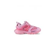 Balenciaga Rosa Mesh Track Sneakers Pink, Dam