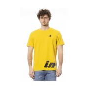 Invicta Logo Print Rund Hals T-shirt Yellow, Herr