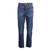 Levi's Blå Denim Stretch Jeans Blue, Dam