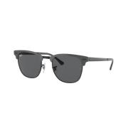 Ray-Ban Clubmaster Metal Solglasögon Grå/Svart Gray, Unisex