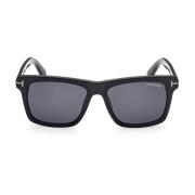 Tom Ford Herr Solglasögon Svart Nylon Kollektion Black, Herr