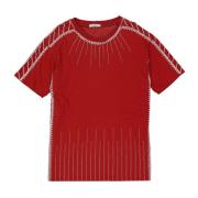 Valentino Röd Bomull T-shirt Ss22 Red, Herr