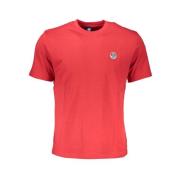 North Sails Kortärmad T-shirt med Logo Applique Red, Herr