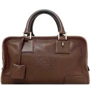 Loewe Pre-owned Pre-owned Tyg handvskor Brown, Dam