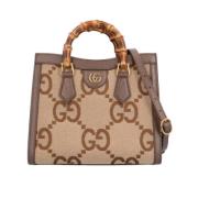 Gucci Vintage Pre-owned Tyg gucci-vskor Brown, Dam