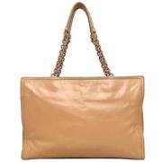 Bottega Veneta Vintage Pre-owned Laeder handvskor Beige, Dam