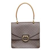 Celine Vintage Pre-owned Plast handvskor Brown, Dam