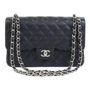 Chanel Vintage Pre-owned Tyg chanel-vskor Black, Dam