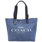 Coach Pre-owned Pre-owned Tyg handvskor Blue, Dam