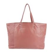 Bottega Veneta Vintage Pre-owned Laeder totevskor Pink, Dam