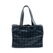 Chanel Vintage Pre-owned Nylon chanel-vskor Black, Dam