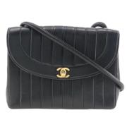 Chanel Vintage Pre-owned Tyg chanel-vskor Black, Dam