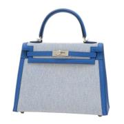 Hermès Vintage Pre-owned Tyg handvskor Blue, Dam