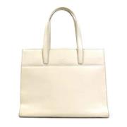 Loewe Pre-owned Pre-owned Tyg handvskor White, Dam