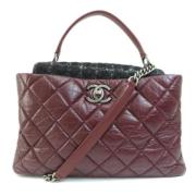 Chanel Vintage Pre-owned Tyg chanel-vskor Brown, Dam