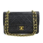 Chanel Vintage Pre-owned Tyg chanel-vskor Black, Dam