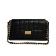 Chanel Vintage Pre-owned Tyg chanel-vskor Black, Dam