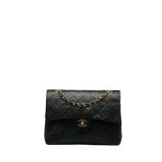 Chanel Vintage Pre-owned Tyg chanel-vskor Black, Dam