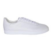 Givenchy Vita Lädersneakers Rundtå Framstygn White, Herr