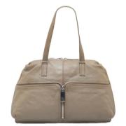 Fendi Vintage Pre-owned Laeder handvskor Beige, Dam