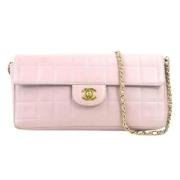 Chanel Vintage Pre-owned Tyg chanel-vskor Pink, Dam